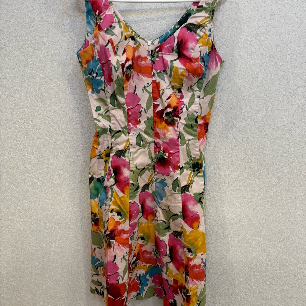 Ralph Lauren Vibrant Floral Mini Dress